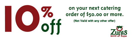 10% off when you Cater of $50